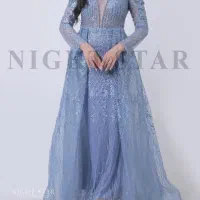 لباس شب مجلسی زنانه سایز۳۸ کریستال و سنگدوزی