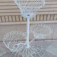 استند فلزی گلدان  3 شاخه ای  فرفوژه