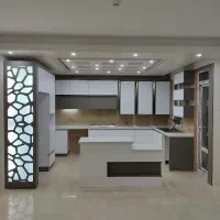 کابینت آشپزخانه رنگ طلایی(کد ۱۳۳۸)