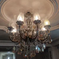 لوستر برنجی سنگین