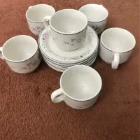 یک دست جام ویک دست فنجان نعلبکی