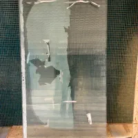 شیشه سکوریت ۲ متر در ۱ متر