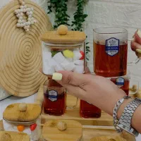 استکان و قندان پیرکس