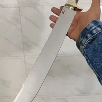 چاقو  بلند  تیغه فولاد ضد زنگ آلمانی. دسته ته ..ش