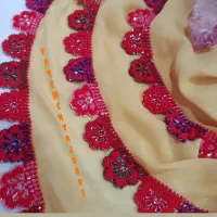 نگین دوزی و کریشی میکنم رو لباس