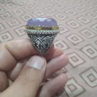 انگشتر کلکسیونی درشت سوسنی