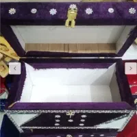 مخمل کاری داخل صندوقچه
