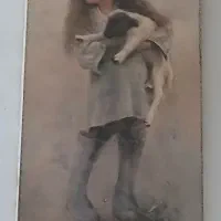 تابلوی دخترک چوپان