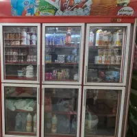 یخچال فریزر۶درب باموتور ایتالیایی وقفسه فروشگاهی