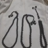 تسبیح زندانی باف نقره کوبی