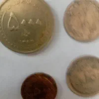 سه تاسکه جمهوری یک دانه سکه ۵ریال تاریخ ۱۳۴۲