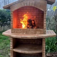 باربیکیو آبنما مدل کلبه ای تولیدی زیباسازان گیلان