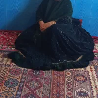 تعویض لباس محلی مخمل منحق دوزی هستن