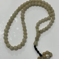 تسبیح خرمایی دست‌ساز،دانه ریز ودرشت(کمک به زندانی)