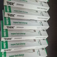 سیم شارژر تایپ C مدل سوپرفست شارژ برند TAK