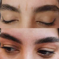 اصلاح تخصصی ابرو همراه با قرینه سازی