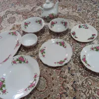 سرویس گل سرخی بدون لب پریدگی و در حد نو