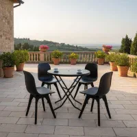 صندلی کافه‌ای فایبر طرح آریا