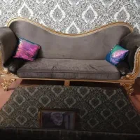 مبل ورق طلا مخمل