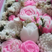 با‌کس کتابی گلهای شمعی معطر