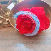 دستبند بافتنی دورنگ ۵۰ تومان