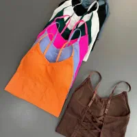 نیمتنه آبنباتی پشت بندی
