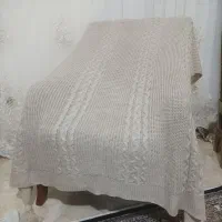 شال رو مبلی بافتنی