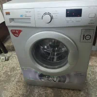 لباسشویی اتوماتیک ال جی ،نقره ای ۷ کیلویی درحدنو