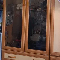 دو کمد لباس ۳ کشو و ویترین با یک میز آرایش رایگان