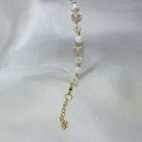 دستبند منجوق طرح بابونه