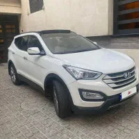 Santafe ix45 2014 سانتافه سفید تمیز کم کار