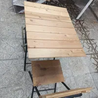میز و صندلی چوبی