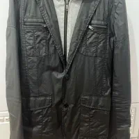 کاپشن چرم کتی