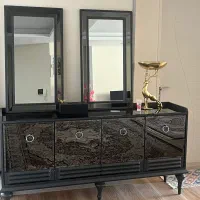 ست میز تی وی و آیینه کنسول