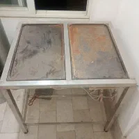فر ساندویچی سفارشی.میزکاراستیل.دو عددبسکت.نردبان.