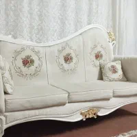 مبل استیل ۹نفره بدون میز عسلی