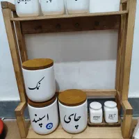 استند  کافی بار چوبی