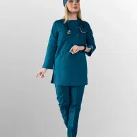 اسکراب شلوار پزشکی زنانه مدل فیونا کله غازی