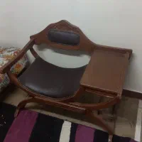 میز تلفن چوبی