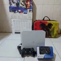 ps4 slim سفید ۲ دسته
