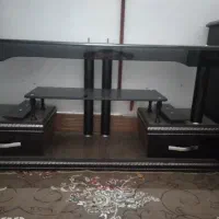 میز تلوزیون شیشه ای