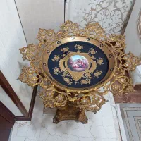 ظرف میوه  کنارسالنی برنزی