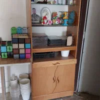 کمد کتابخانه ای چوبی