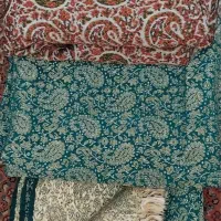 پارچه ترمه رضایی ابریشمی و اصیل یزد