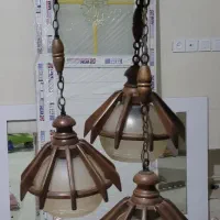 لوستر چوبی