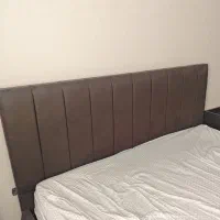 تخت عرض ۱۸۰ پارچه ای طوسی
