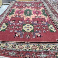 فرش آنتیک عتیقه چله ابریشم