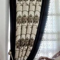 دوعدد کنار پرده با پارچه های بسیار مرغوب