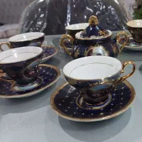 6عددفنجان ونعلبکی