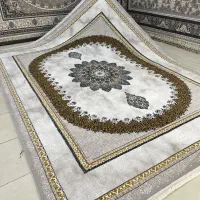 فرش /ماشینی / 700شانه طلاکوب ضخیم